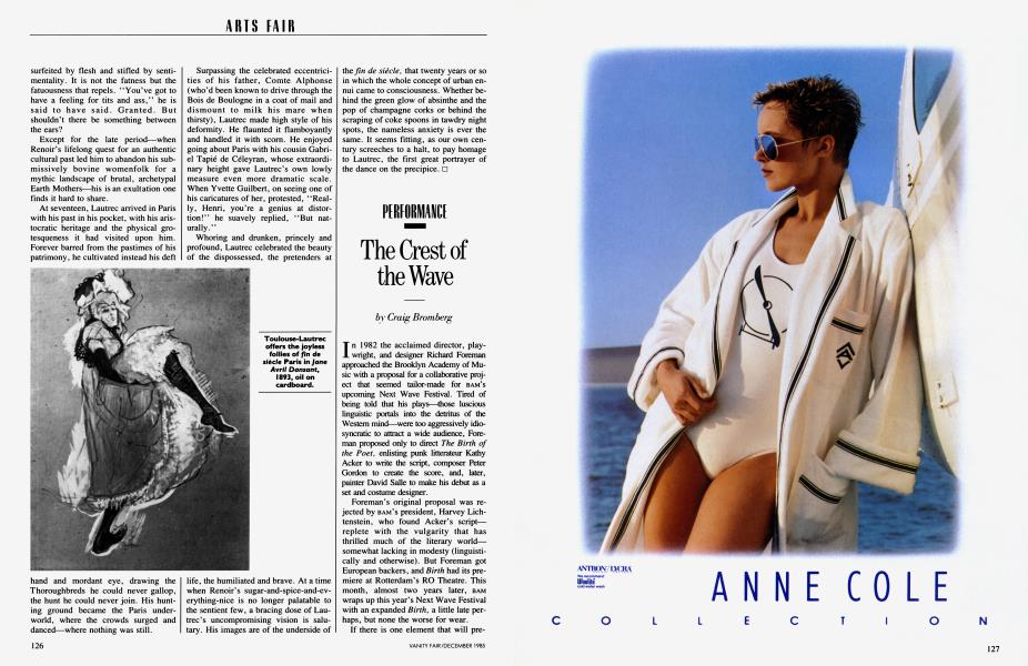 The Crest of the Wave | Vanity Fair | December 1985