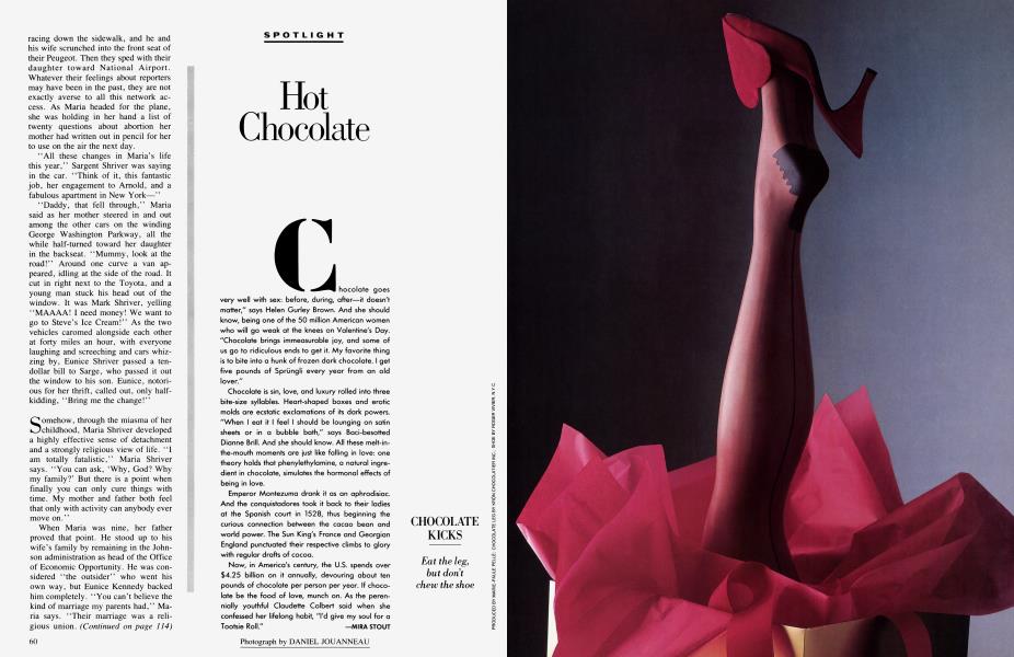 Hot Chocolate | Vanity Fair | February 1986