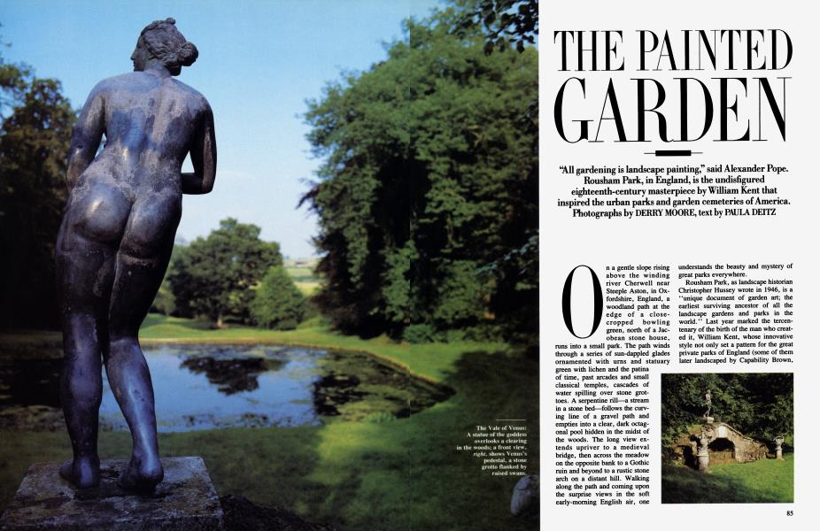 THE PAINTED GARDEN | Vanity Fair | April 1986