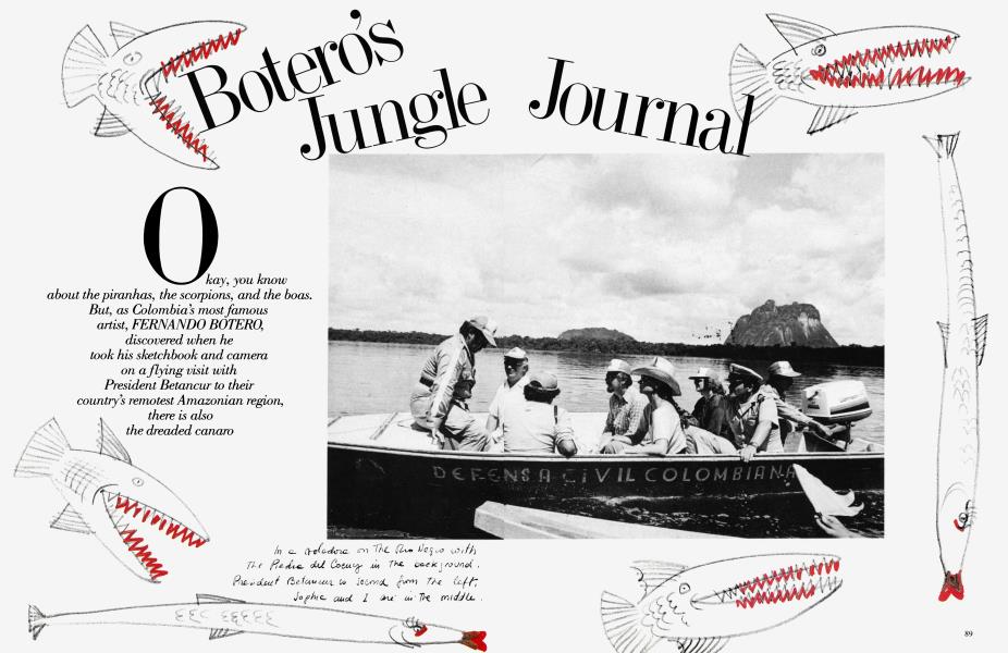 Botero's Jungle Journal | Vanity Fair | June 1986