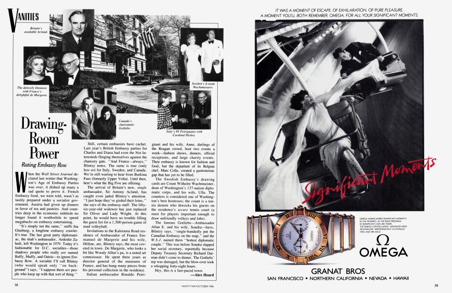 Drawing-Room Power | Vanity Fair | October 1986