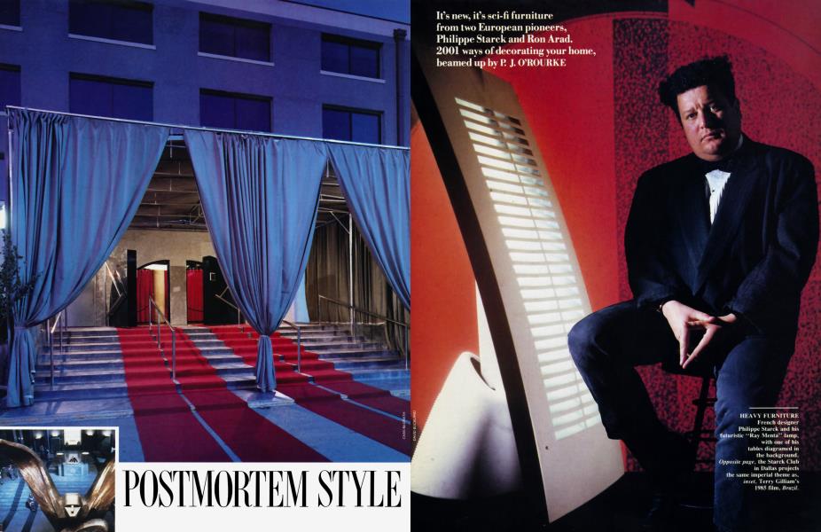 POSTMORTEM STYLE | Vanity Fair | October 1986