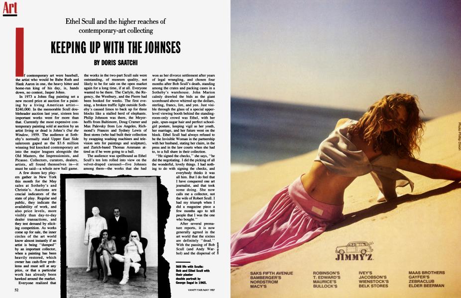 KEEPING UP WITH THE JOHNSES | Vanity Fair | May 1987