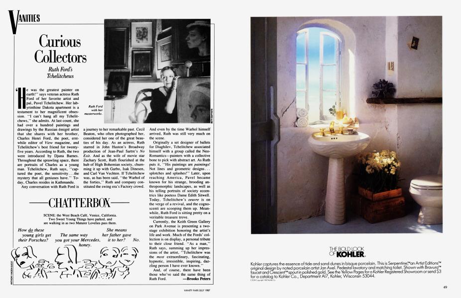 Curious Collectors | Vanity Fair | July 1987