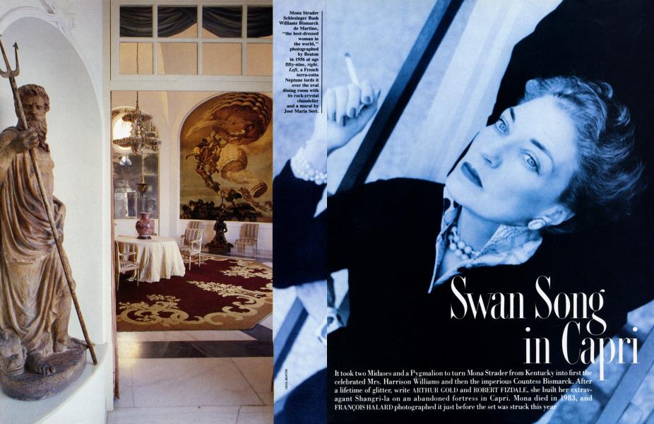 Swan Song in Capri | Vanity Fair | August 1987