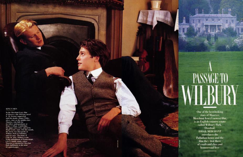 A PASSAGE TO WILBURY | Vanity Fair | September 1987
