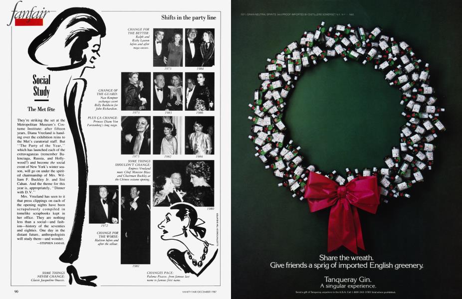 Social Study | Vanity Fair | December 1987