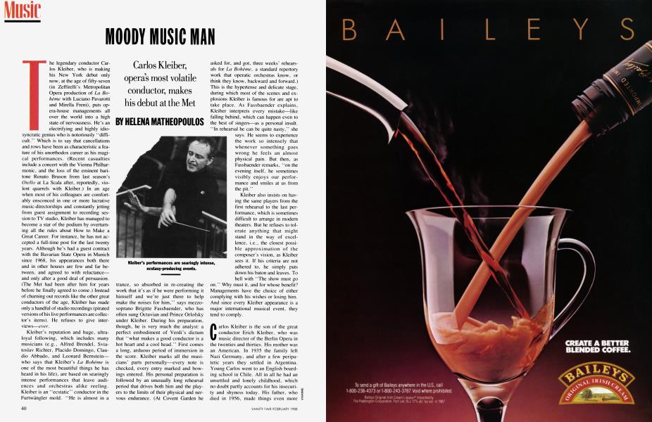MOODY MUSIC MAN | Vanity Fair | February 1988