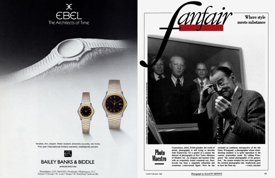 Photo Maestro | Vanity Fair | May 1988