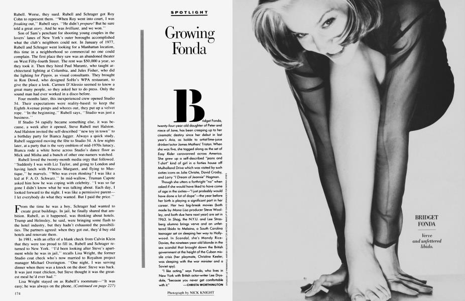 Growing Fonda | Vanity Fair | November 1988