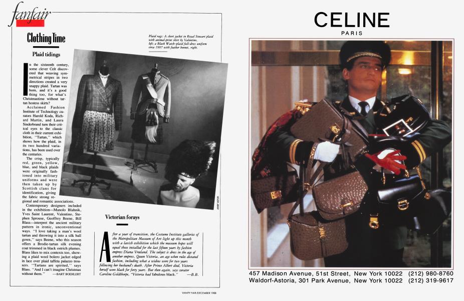 Victorian forays | Vanity Fair | December 1988