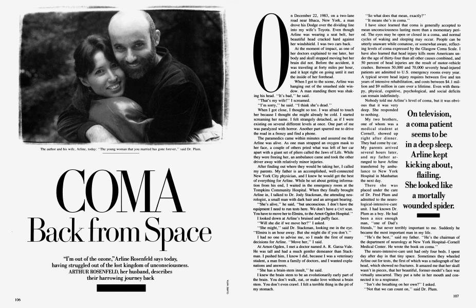 COMA Back from Space | Vanity Fair | July 1989