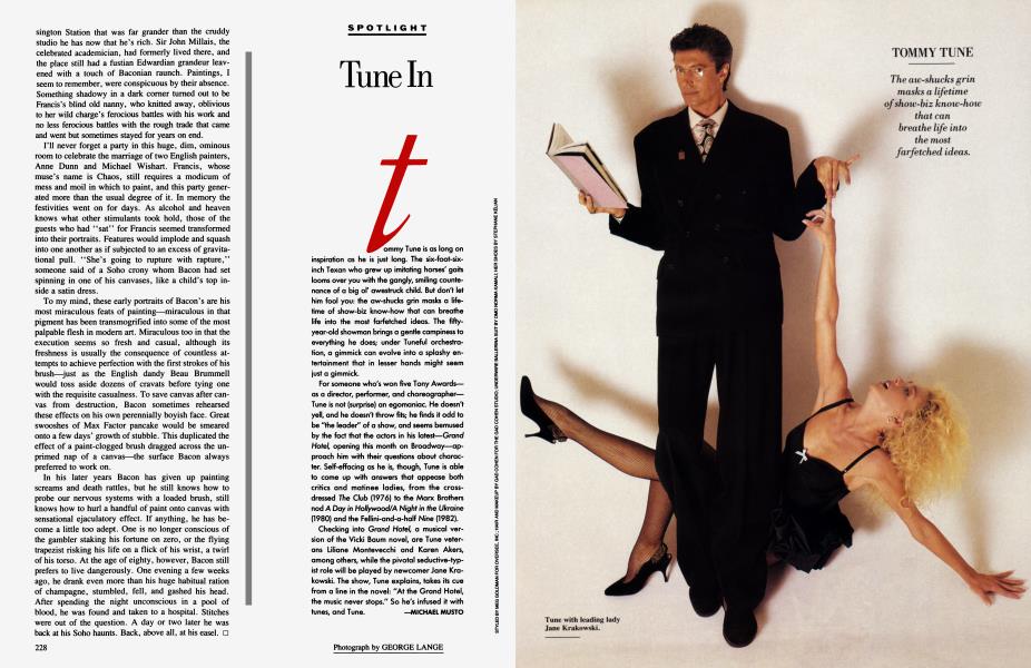 Tune In | Vanity Fair | November 1989