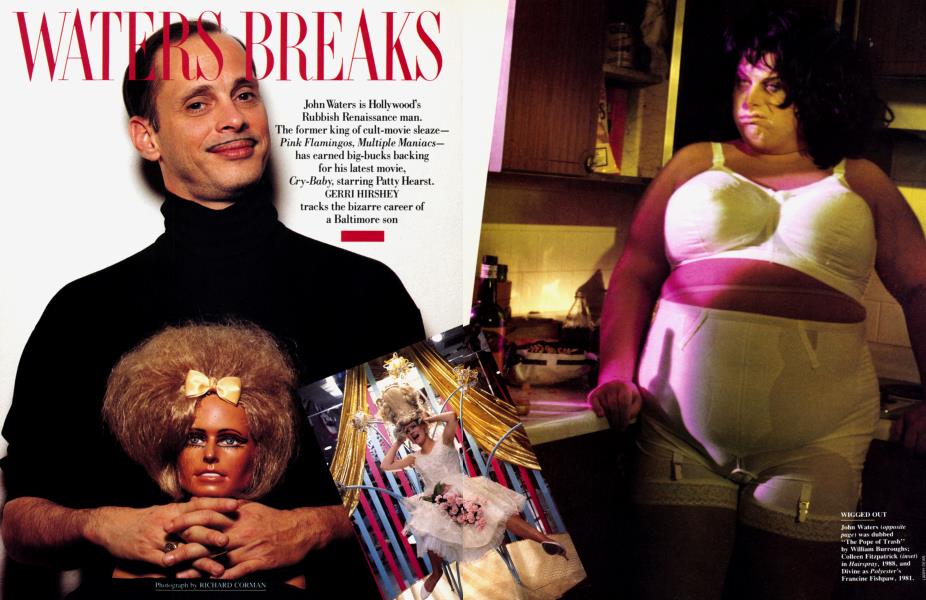 WATERS BREAKS | Vanity Fair | March 1990