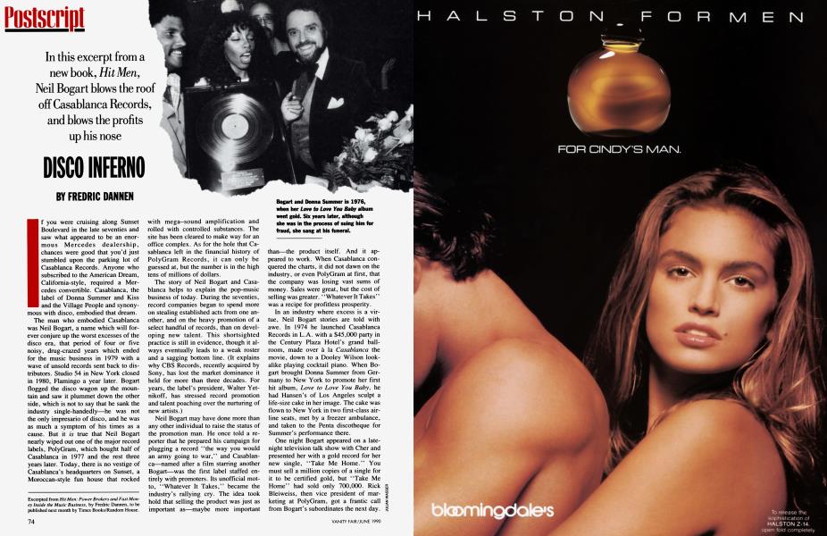 DISCO INFERNO | Vanity Fair | June 1990