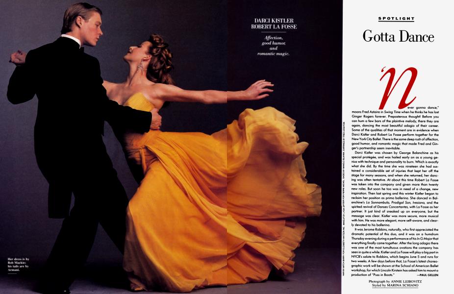 Gotta Dance | Vanity Fair | June 1990