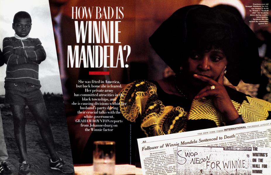 HOW BAD IS WINNIE MANDELA? | Vanity Fair | October 1990