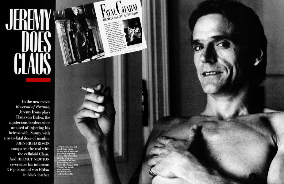 JEREMY DOES CLAUS | Vanity Fair | November 1990