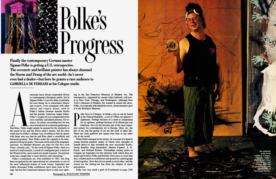 Polke's Progress | Vanity Fair | November 1990