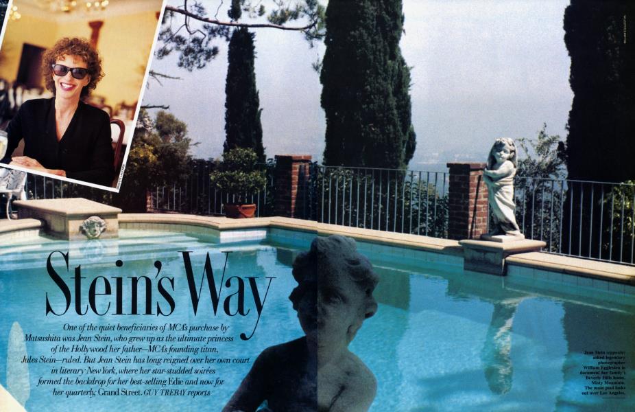 Stein's Way | Vanity Fair | July 1991