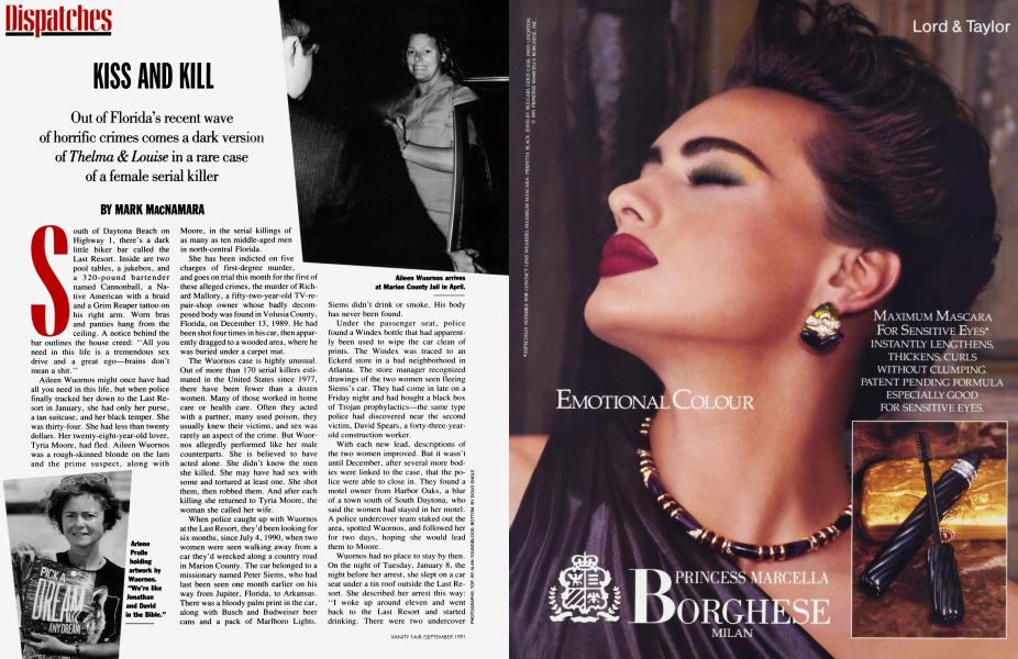 KISS AND KILL | Vanity Fair | September 1991
