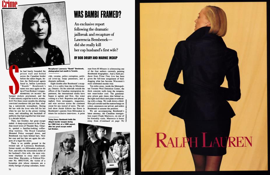WAS BAMBI FRAMED? | Vanity Fair | October 1991