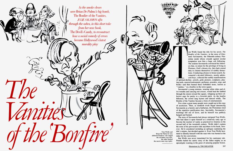 The Vanities of the 'Bonfire' | Vanity Fair | November 1991