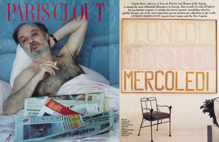 PARIS CLOUT | Vanity Fair | January 1992