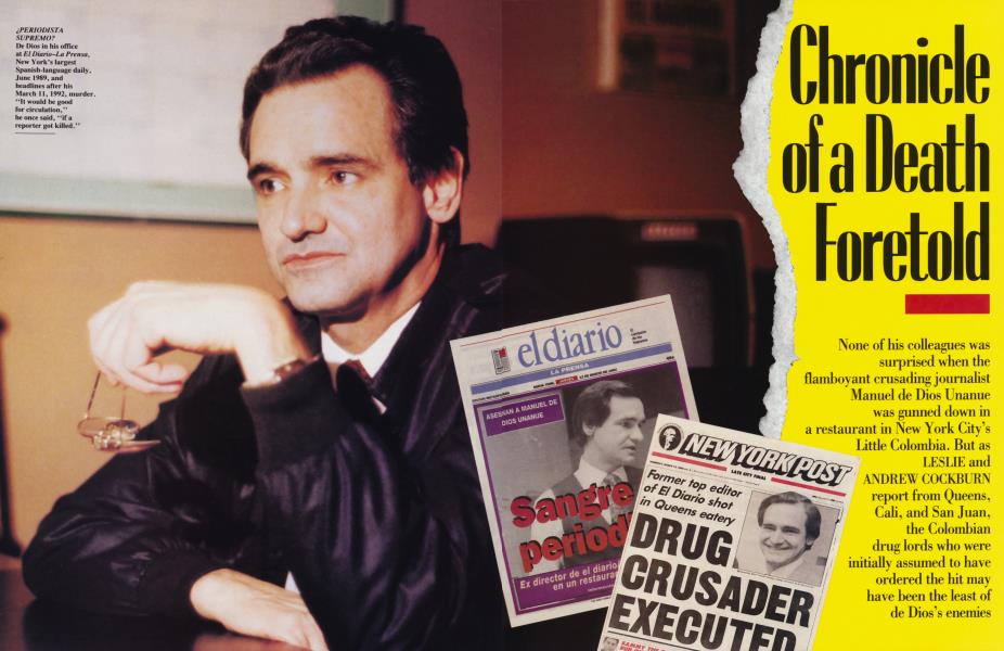 Chronicle of a Death Foretold | Vanity Fair | July 1992