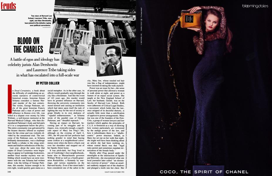 BLOOD ON THE CHARLES | Vanity Fair | October 1992