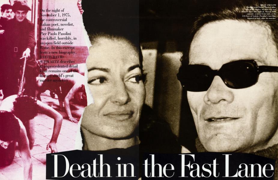 Death in the Fast Lane | Vanity Fair | November 1992