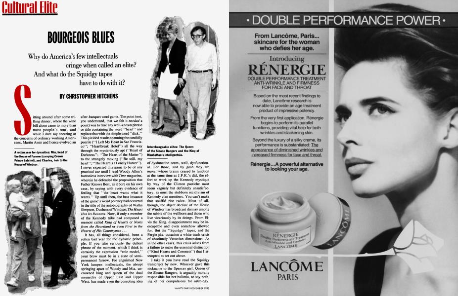 BOURGEOIS BLUES | Vanity Fair | November 1992