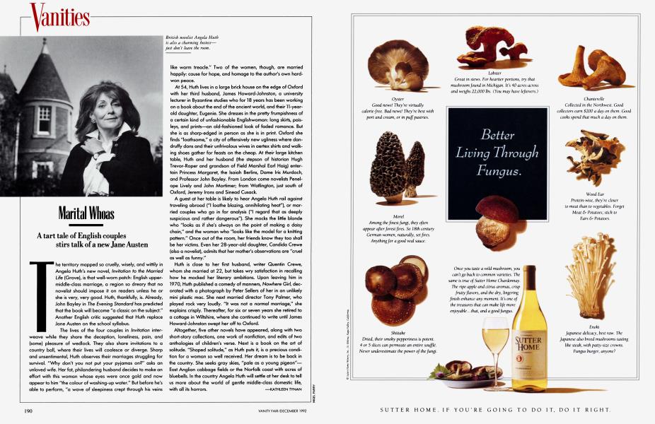 Marital Whoas | Vanity Fair | December 1992