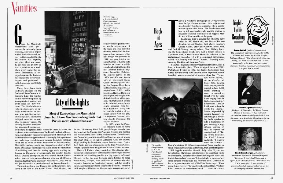 City of De-lights | Vanity Fair | January 1993