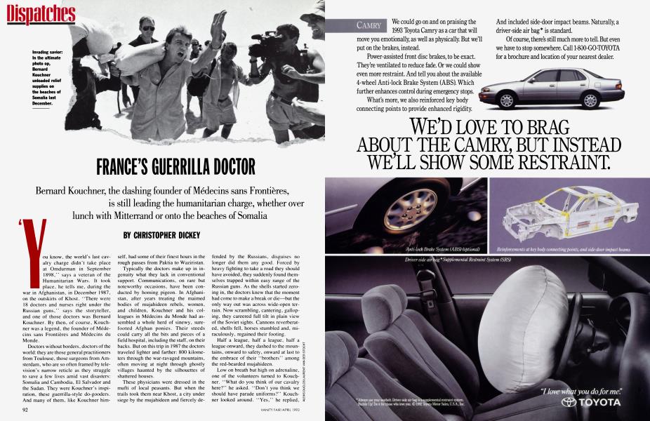 FRANCE'S GUERRILLA DOCTOR | Vanity Fair | April 1993