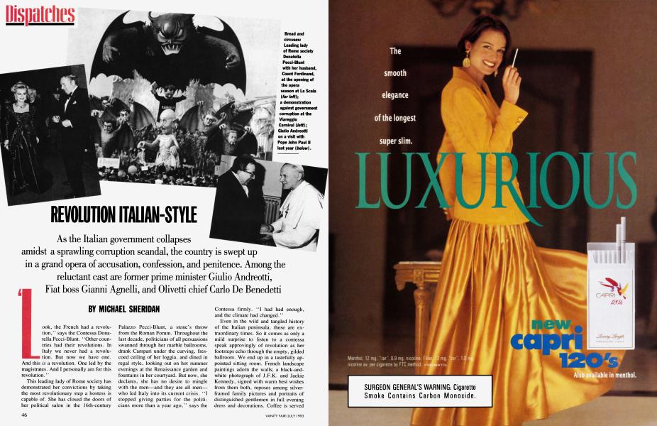 REVOLUTION ITALIAN-STYLE | Vanity Fair | July 1993