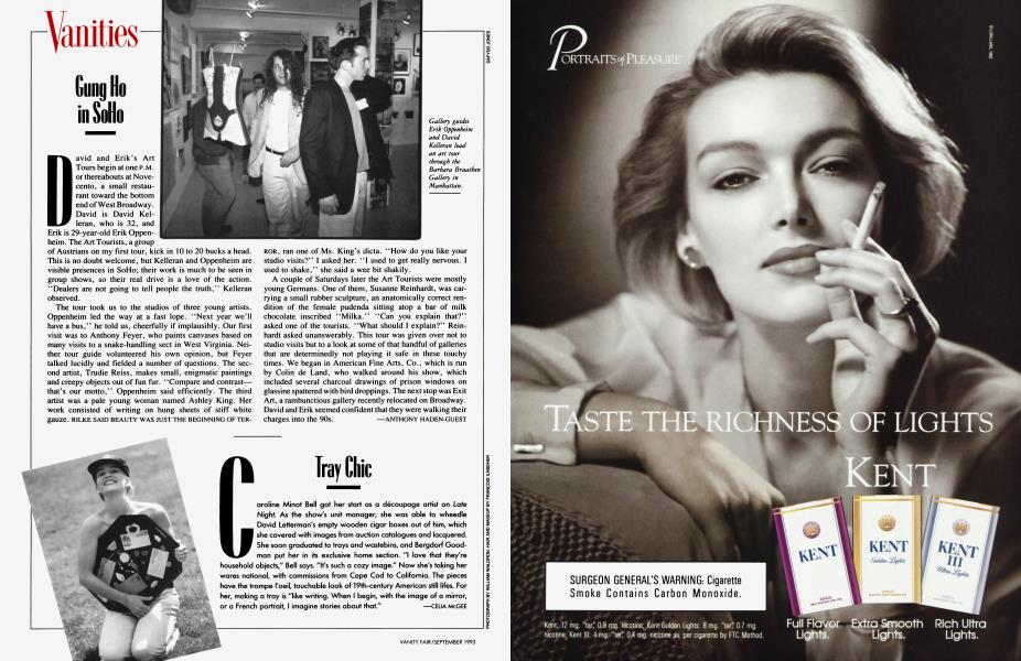 Tray Chic | Vanity Fair | September 1993