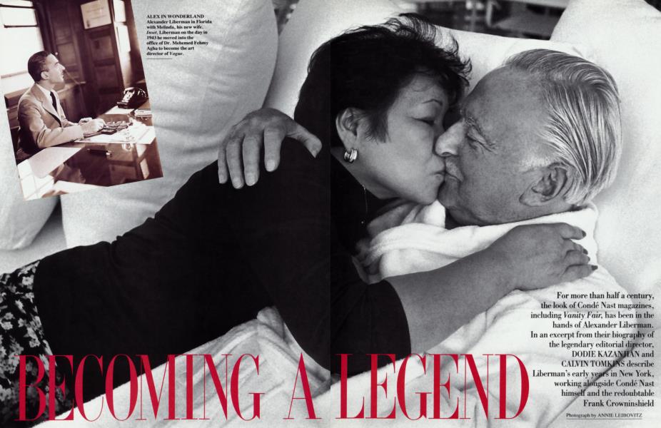 BECOMING A LEGEND | Vanity Fair | October 1993