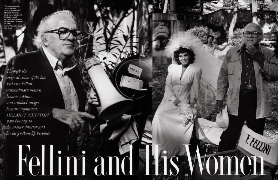 Fellini and His Women | Vanity Fair | January 1994