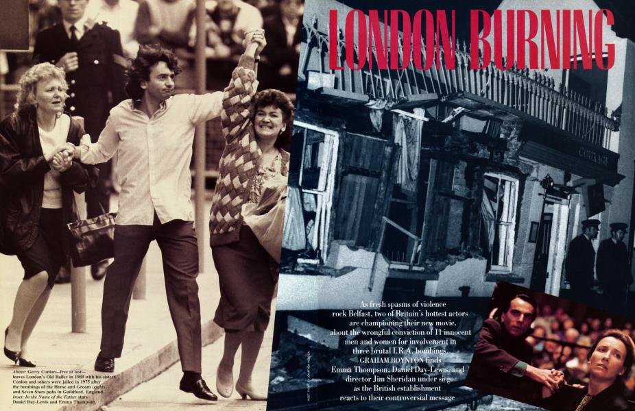 LONDON BURNING | Vanity Fair | January 1994
