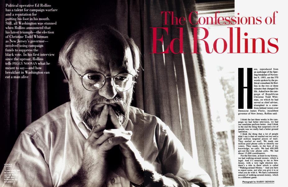 The Confessions of Ed Rollins | Vanity Fair | February 1994