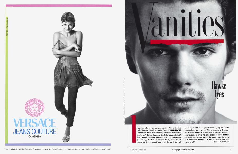 Hawke Eyes | Vanity Fair | March 1994
