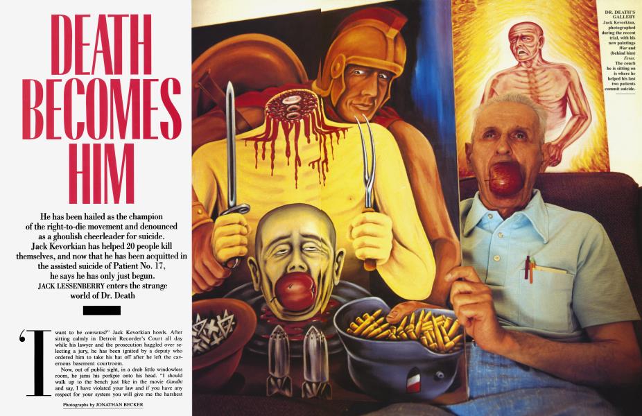 DEATH BECOMES HIM | Vanity Fair | July 1994