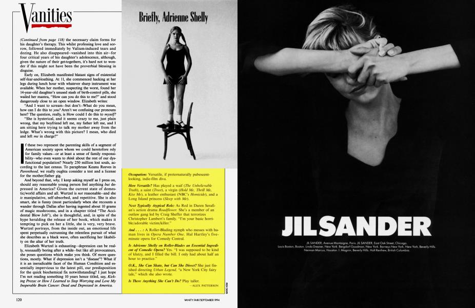 Briefly, Adrienne Shelly | Vanity Fair | September 1994