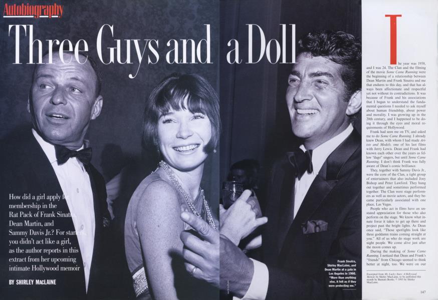 Three Guys and a Doll | Vanity Fair | April 1995
