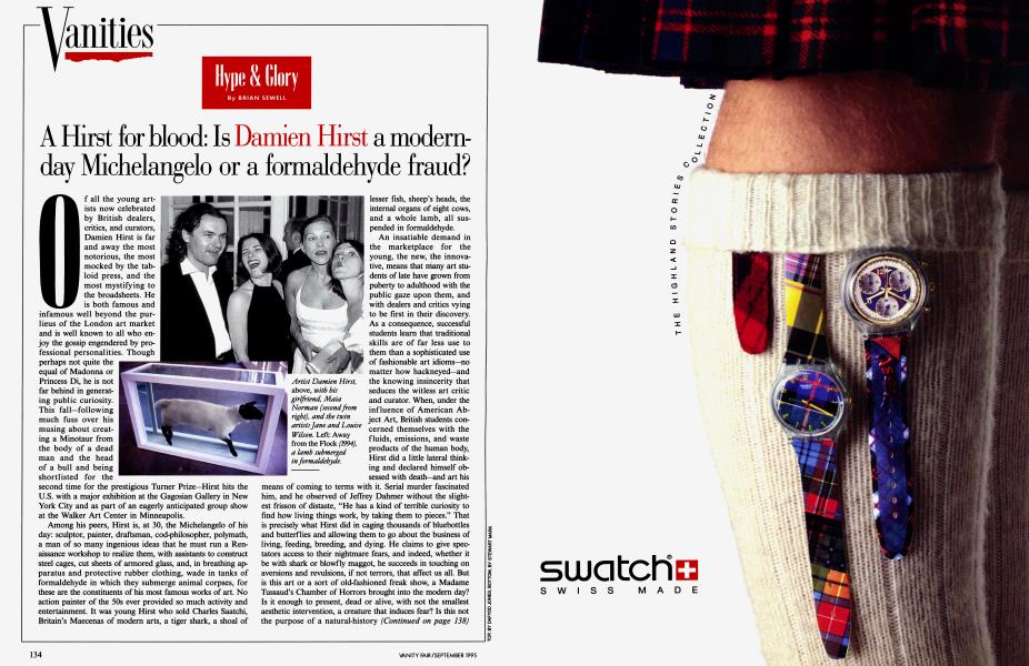 Hype & Glory | Vanity Fair | September 1995