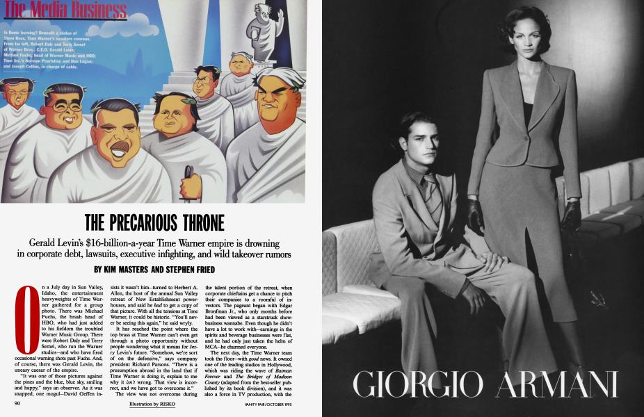 THE PRECARIOUS THRONE | Vanity Fair | October 1995