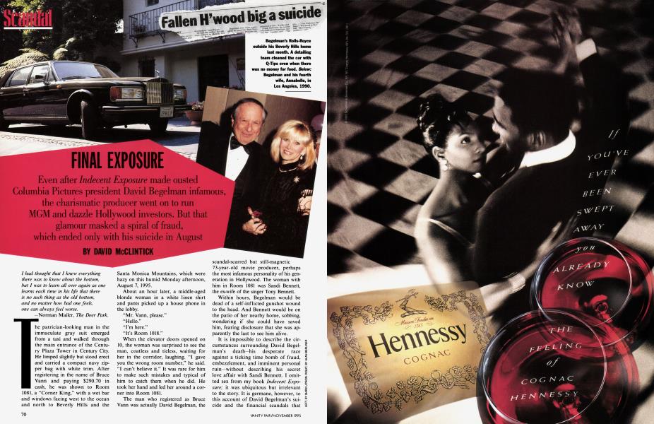 FINAL EXPOSURE | Vanity Fair | November 1995