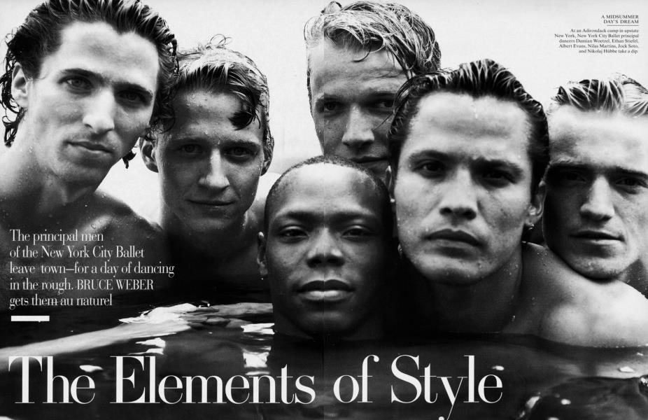 The Elements of Style | Vanity Fair | January 1996