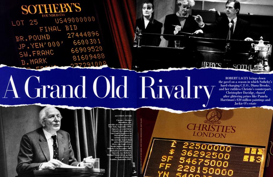 A Grand Old Rivalry | Vanity Fair | January 1996